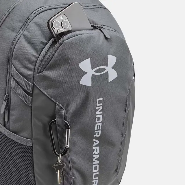 Under Armour Adult Hustle 6.0 Backpack Γκρι Σκούρο 1384672-025 (Under Armour) - One Size 3