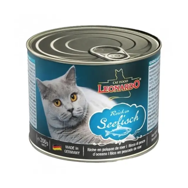 Leonardo Ocean Fish Super Premium Κονσέρβα Γάτας με Ψάρια 200gr