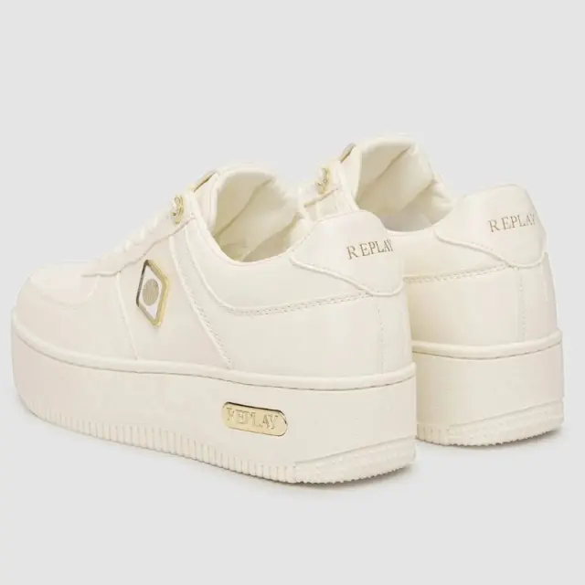 Chunky Sneakers Replay Epick High Block GWZ5O.000.C0201S-C0AU Λευκό - 37 3