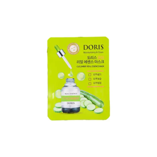 Doris Cucumber Real Essence Mask Ενυδατική Μάσκα Προσώπου, 1τμχ