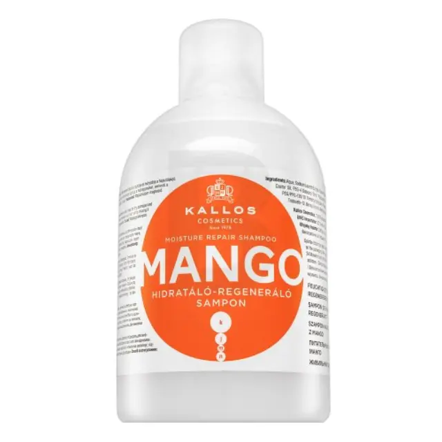 Kallos Mango Moisture Repair Shampoo nourishing shampoo for dry and damaged hair 1000 ml
