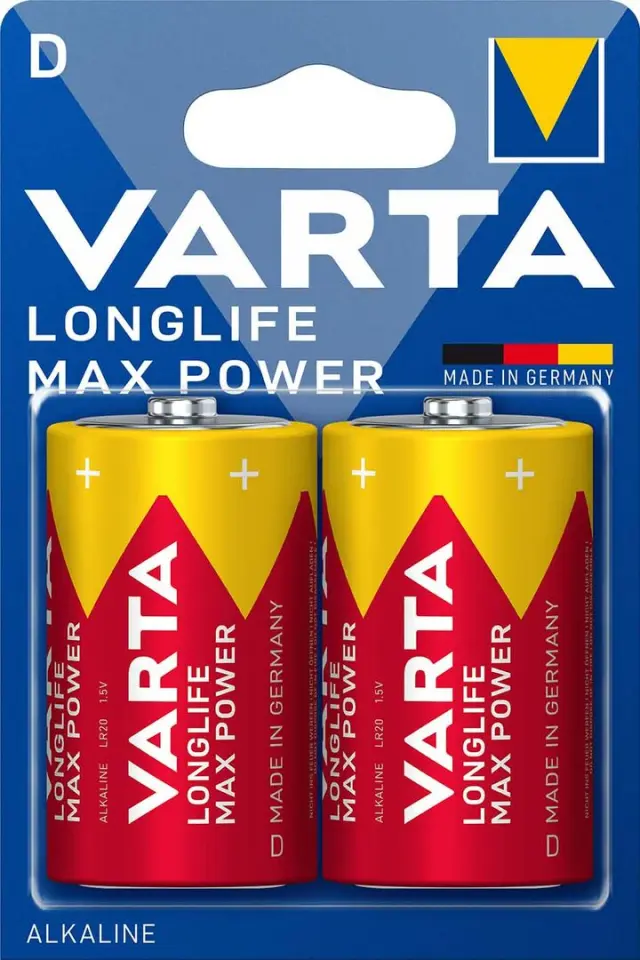 Varta Longlife Max LR20 D (2τμχ) 01.001.0057