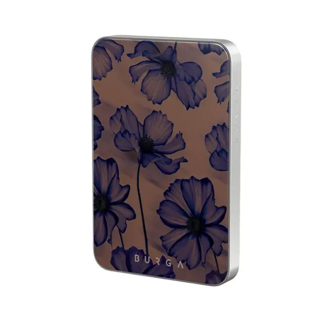 Burga PowerBank Magnetic 5000mAh Velvet Night Gunmetal (RB_01MS_MAGPBANK5K-GU)