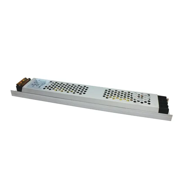 ΛΕΠΤΟ ΜΕΤΑΛΛΙΚΟ CV LED DRIVER 200W 230V AC 12V DC 16.67A IP20 ΜΕ ΤΕΡΜΑΤΙΚΗ / SM200CV12