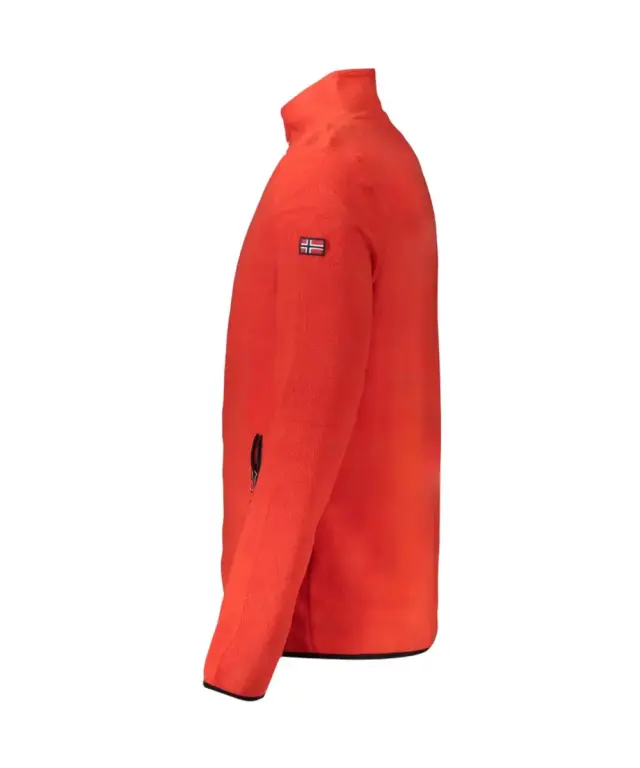 Norway Nautical School - Ανδρική Ζακέτα Φούτερ Fleece 849543-REDRAC Κόκκινο 3
