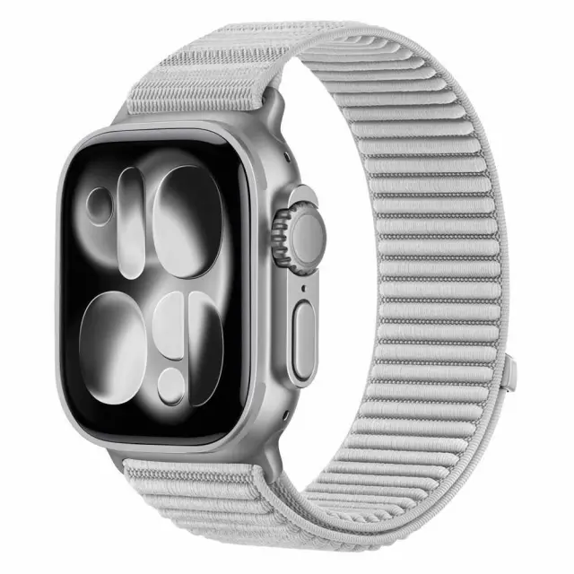 Tech-protect Nylonloop Apple Watch 8 / 9 / 10 / 11 / 12 / Se / Ultra (44 / 45 / 46 / 49 Mm) Light Grey