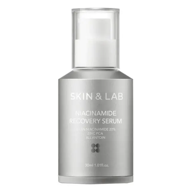 SKIN + LAB Niacinamide Recovery Serum Ελαφρύς, πολυλειτουργικός ορός με την νιασιναμίδη 20% - 30ml