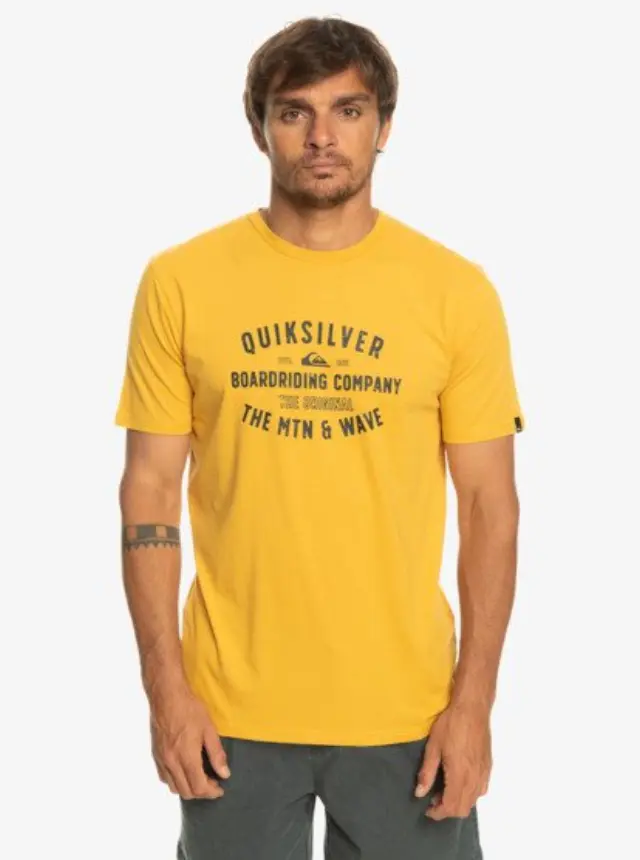 QUIKSILVER LOCK UP-ΜΠΛΟΥΖΑ ΑΝΔΡΙΚΗ YELLOW 3