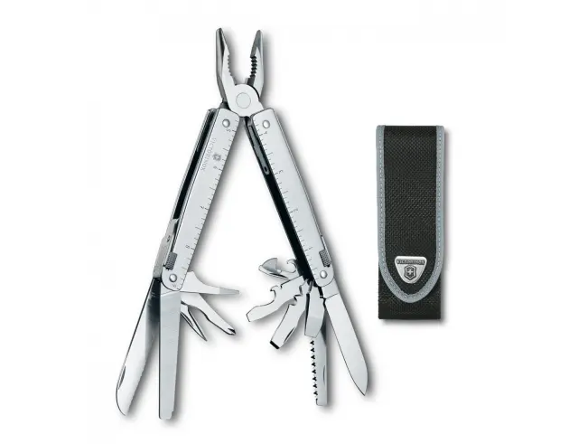 Ελβετικό Πολυεργαλείο Victorinox Tool με θήκη, 26 λειτουργίες και μήκος 11.5cm - Silver 3.0323.N 2