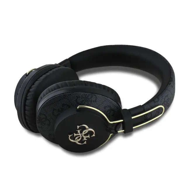 Guess PU 4G Metal Logo ENC Wireless Headphone Black 2