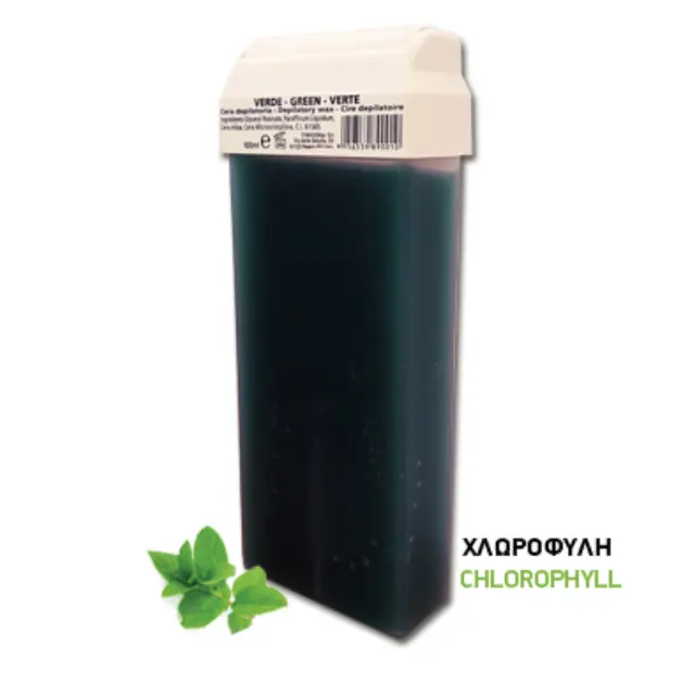 Dimax Wax Ρολλέτα Ιταλίας Ζεστού Κεριού για Σώμα 100ml Χλωροφύλλη