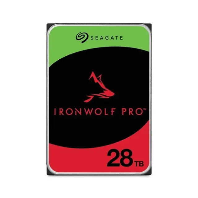 Seagate Ironwolf Pro 28TB HDD Σκληρός Δίσκος 3.5" SATA III 7200rpm με 256MB Cache για NAS