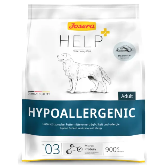 Josera Help Dog Hypoallergenic Ξηρά Τροφή Σκύλου 900gr