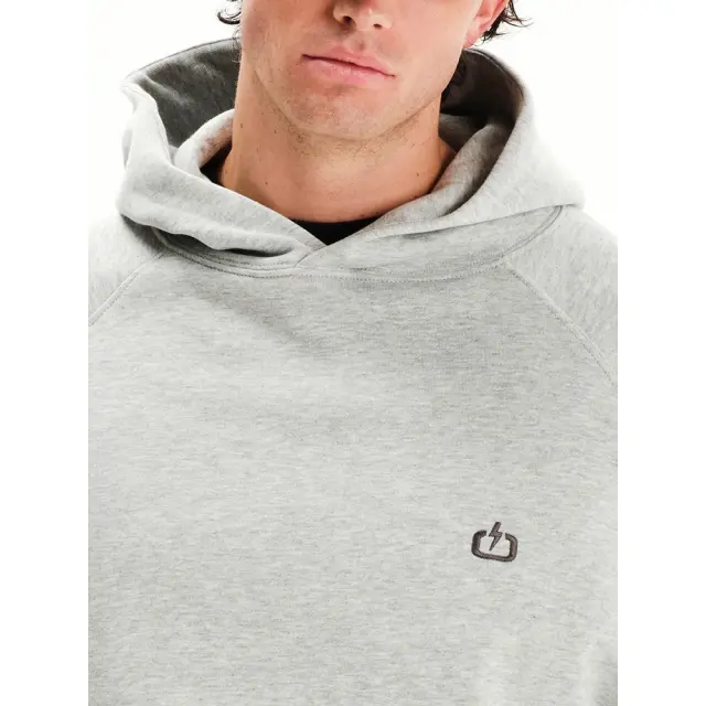 Emerson Pullover Oversized Hoodie (252.EM20.51-GREY ML) - Γκρί 2