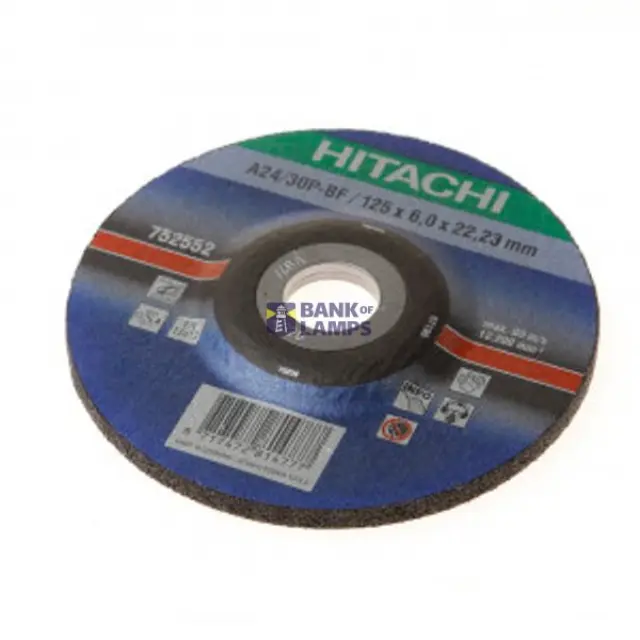 Grinding wheel 125*6.0*22.23 INOX HITACHI 752552 782322