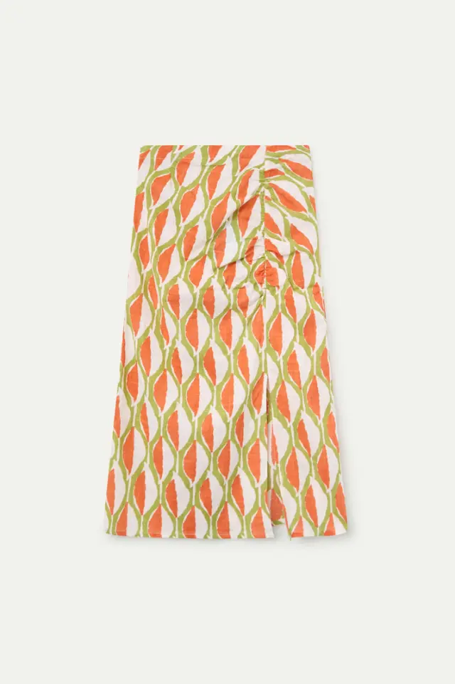COMPANIA FANTASTICA MIDI SKIRT (61C/43112 MULTICOLOUR) - XL 2
