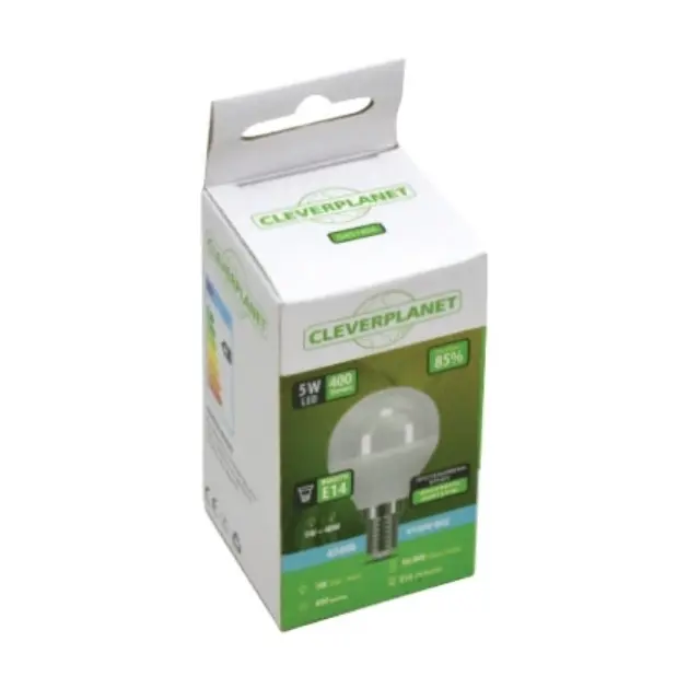 Cleverplanet Σφαιρικό Led 5W/Ε14 Ψυχρό Φως
