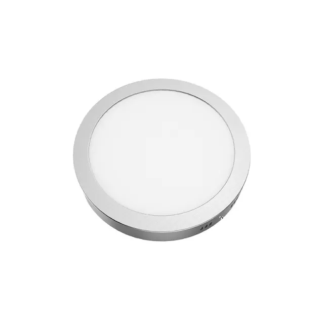LED ΠΑΝΕΛ ΟΡΟΦΗΣ ΝΙΚΕΛ ΜΑΤ ΤΕΤΡΑΓΩΝΟ 230V AC 18W 6500K 1800LM Ra80 Φ209mm / VEKO1865RNM