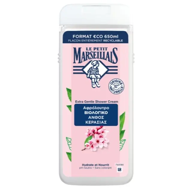 Le Petit Marseillais Αφρόλουτρο Άνθη Κερασιάς 650ml
