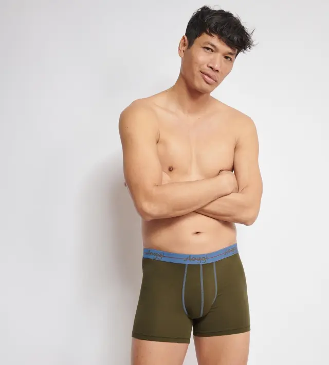 Sloggi Men Μακρυά Μποξεράκια Start Short Συνδυασμός Πράσινο 2-Pack 2
