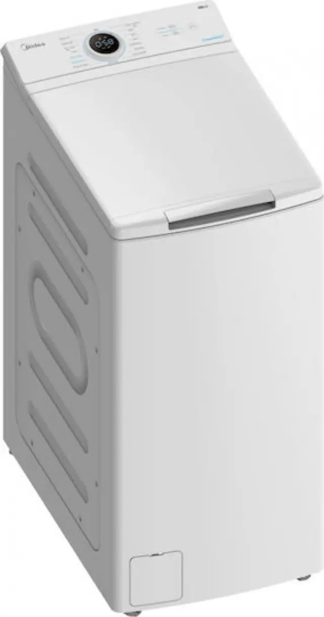 Midea Πλυντήριο Ρούχων Άνω Φόρτωσης 8kg με Τεχνολογία Ατμού 1300 Στροφών Drum Clean MF100T80B/W-GR