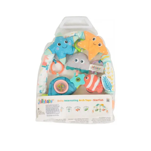 Μπάρα Παιχνιδιών Jolly Baby Interesting Arch Toys-Starfish 6925783823056 2