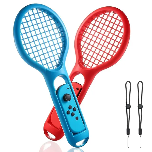 iPega SW2054 Tennis Rackets for JoyCon Controllers Nintendo Switch 2 Red/Blue