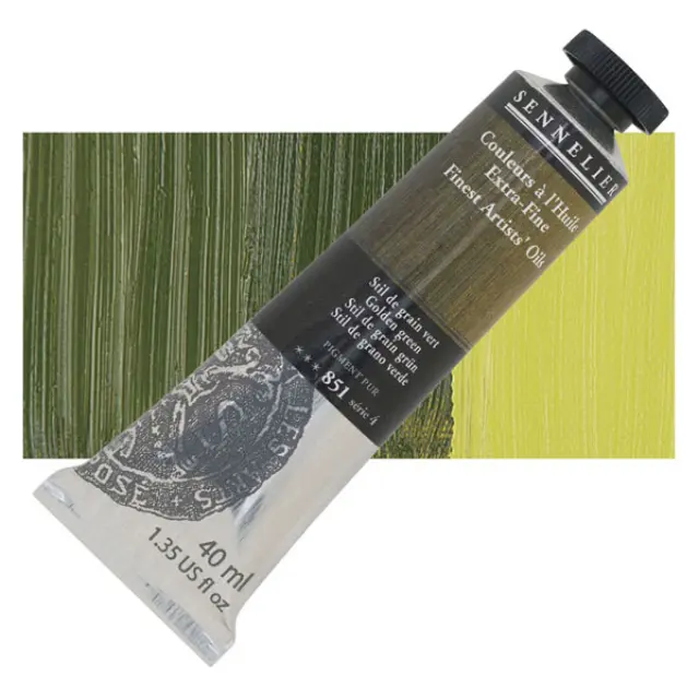 Sennelier Λάδι Finest Artists Oil 851 Golden Green - 40ml