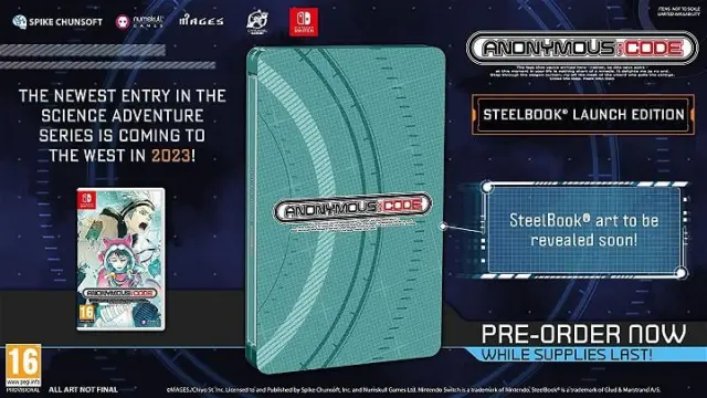 AnonymousCode Steelbook Edition Nintendo Switch