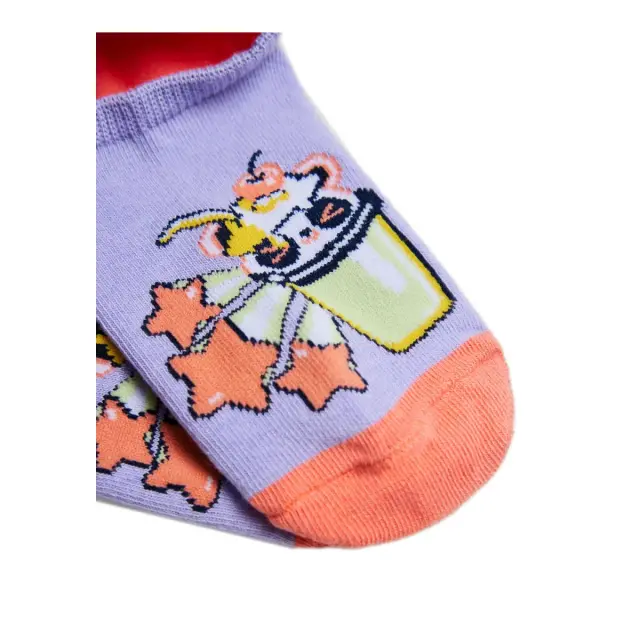 Ysabel Mora Παιδικές Κάλτσες Σοσόνια Κορίτσι Sockarats Bear, Χρώμα Μωβ 2