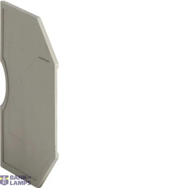 End Plate KXA02LH KXA04LH Grey Terminal Block