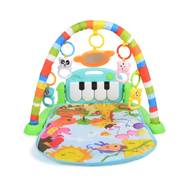 Moni Toys Fitness Boy Γυμναστήριο Χαλάκι Δραστηριοτήτων με Πιάνο Blue 6+ Μηνών 2