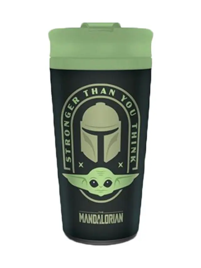 Pyramid Star Wars: The Mandalorian (Stronger Than You Think) Metal Travel Mug (MTM25892) 3