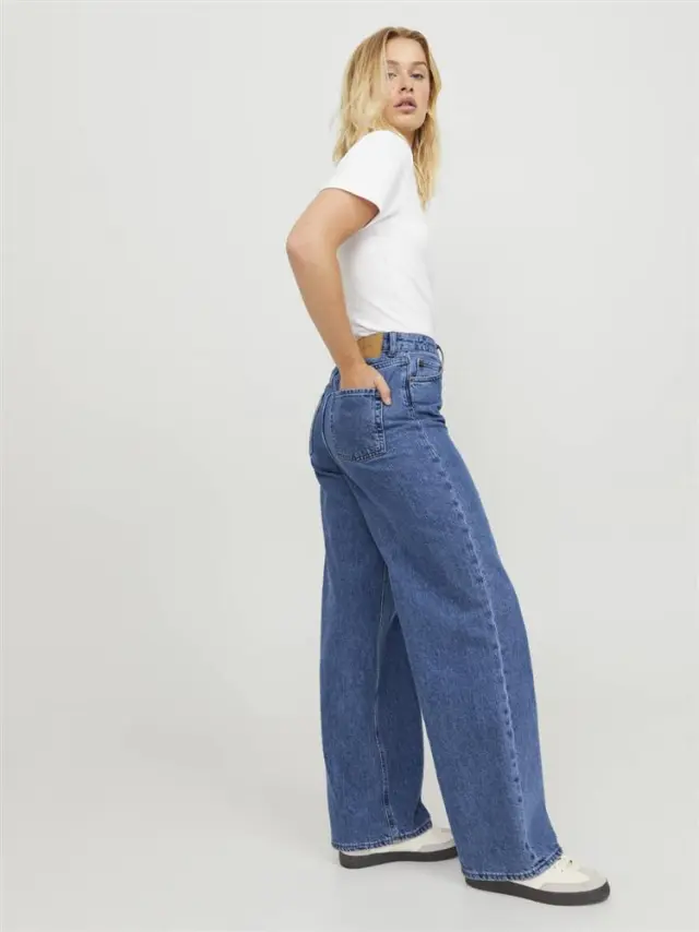 Γυναικείο Τζιν Παντελόνι Μπλε Wide Leg Ψηλόμεσο, JXTOKYO, JJXX - 28 3
