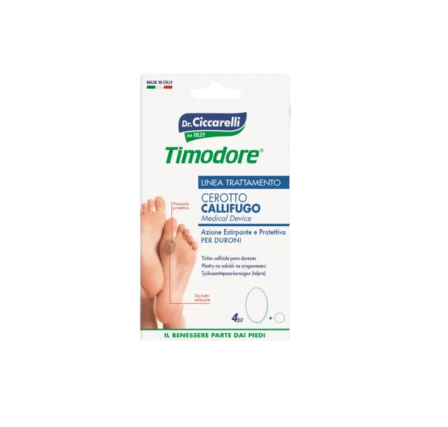Dr Ciccarelli Corn Plasters For Hard Skin Αντικαλικά Τσιρότα για Μεσοδακτύλιους Μαλακους Κάλους 4τμχ