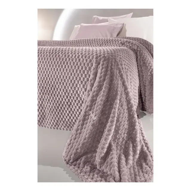 Σετ Κουβέρτα Fleece Μονή και Μαξιλαροθήκη Διακόσμησης Guy Laroche Smoothie Melanze 160x220 3