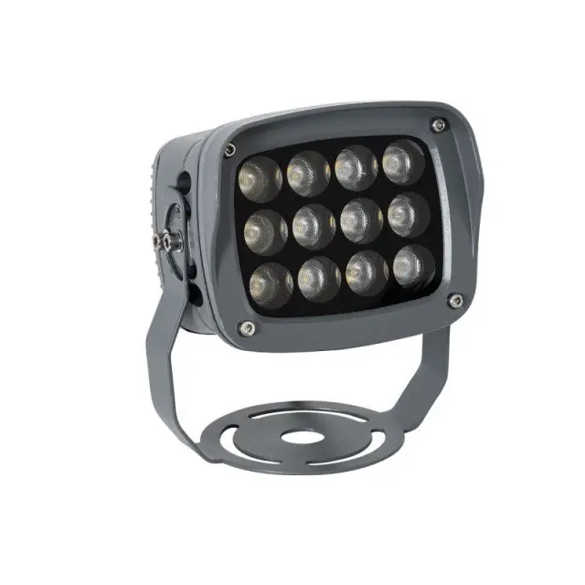 Προβολέας Wall Washer LED 12W 10° 2700K IP65 FLOODXENA Ανθρακί Σκούρο Γκρί