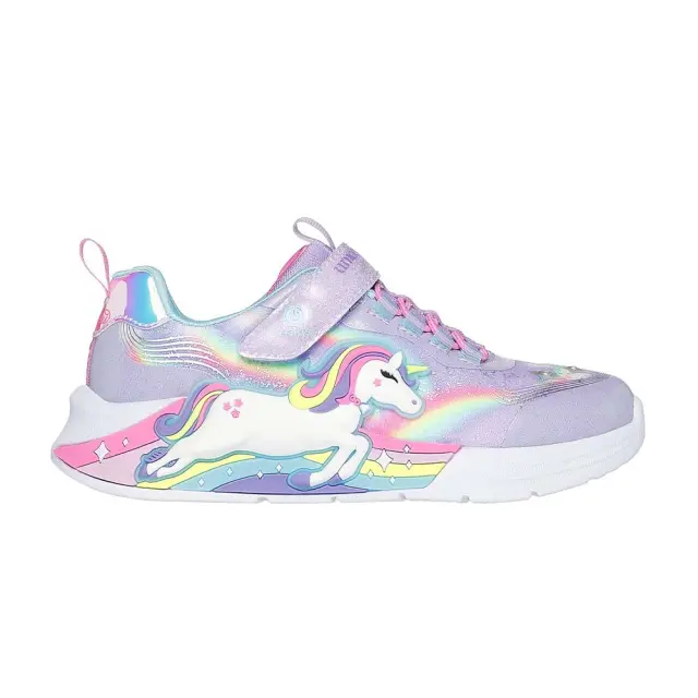 Skechers Girl's S-Lights Unicorn Chaser Μωβ 302298L-LVMT (Skechers)
