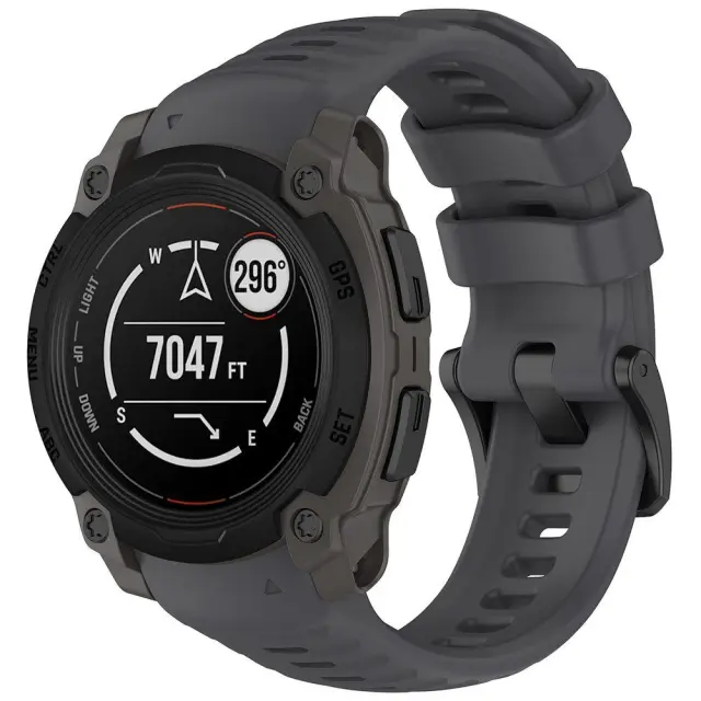 Techsuit® Watchband 22mm για Garmin Instinct E 40mm- Gray