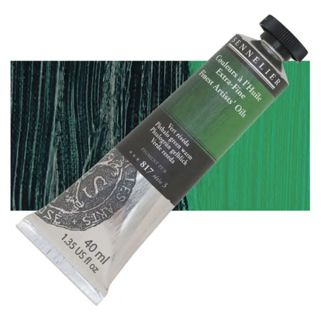Sennelier Λάδι Finest Artists Oil 817 Phthalo Green Warm - 40ml