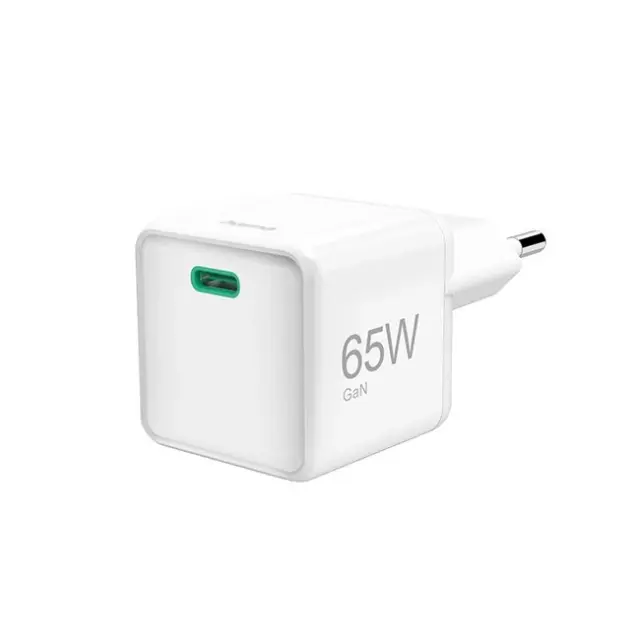 Hama Φορτιστής Supermini 65W GaN PD/QC 1x USB-C White (201943)