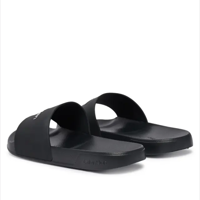 Ανδρικές Παντόφλες Slide Calvin Klein HM0HM02107-0GJ Μαύρες Μαύρο - 41 3