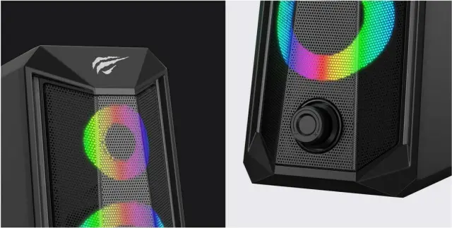 HAVIT SK202 Gaming Ηχεία 2.0 RGB(μαύρο) 2