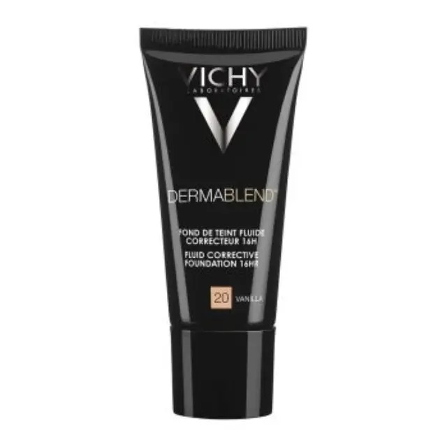 Vichy Dermablend Fluide SPF35 20 Vanilla Καλυπτικό Make-Up με Λεπτόρευστη Υφή, 30ml 2