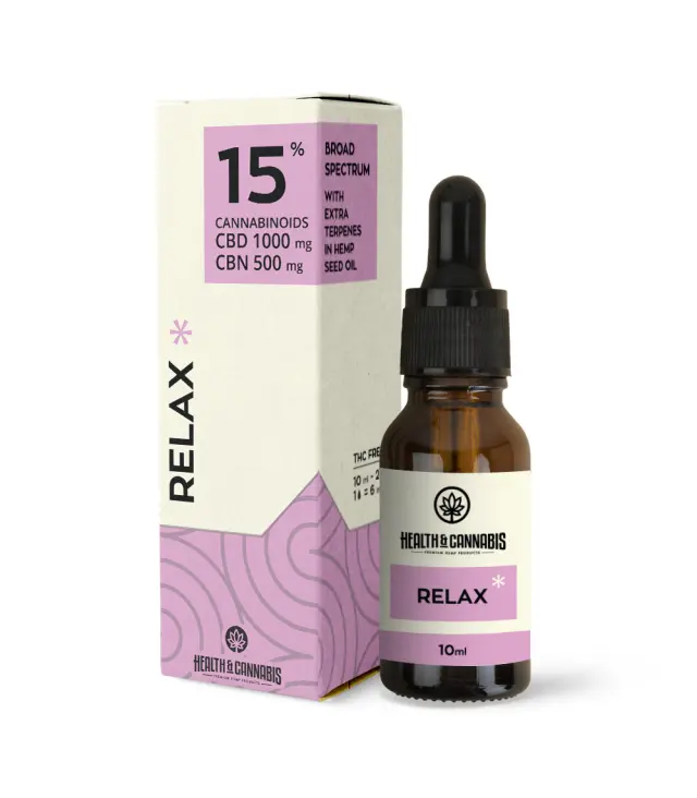 Health & Cannabis Relax CBD CBN 15% 2