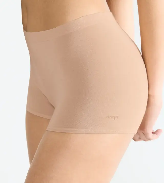 Sloggi Μπόξερ Go Sense Short Ανοιχτό Μπεζ 2-Pack