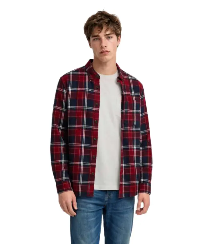 Superdry ανδρικό καρό πουκάμισο Lumberjack M4011197A-3