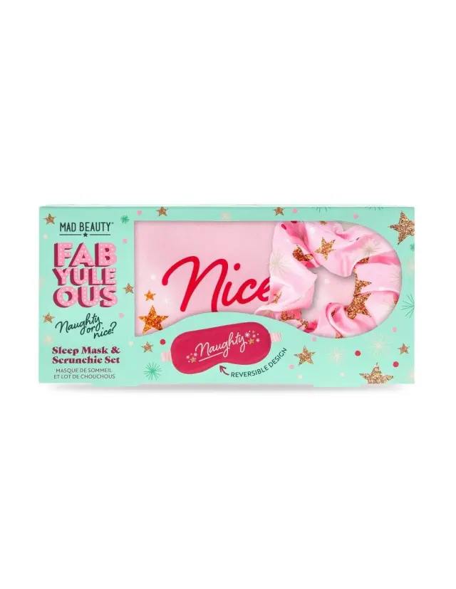 MAD BEAUTY FABYULEOUS SLEEP MASK AND SCRUNCHIE SET