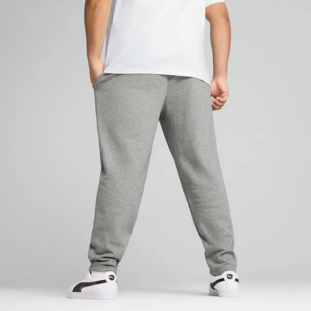 Puma Men's Essentials No1 Logo Fleece Open Hem Sweatpants Γκρι 682610-03 (Puma) 2
