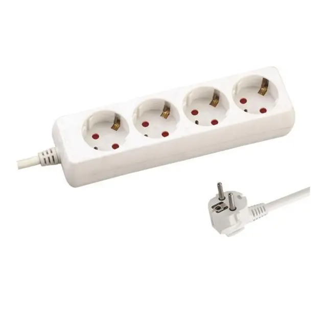 EUROLAMP ΠΟΛΥΠΡΙΖΟ ΜΕ ΚΑΛΩΔΙΟ 3X1,5MM 3M ΜΕ ΠΡΟΣΤΑΣΙΑ ΕΠΑΦΩΝ 3 2